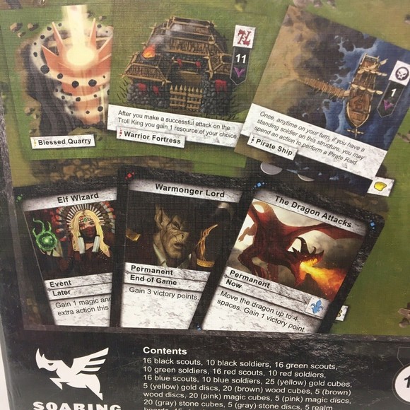 Board game Shifting Realms By Soaring Rhino Fantasy Goblin Pirate New sealed - Picture 7 of 15